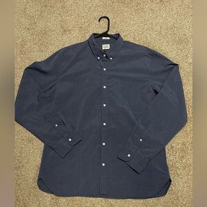 J. Crew Dark Blue Casual Button-Down Shirt